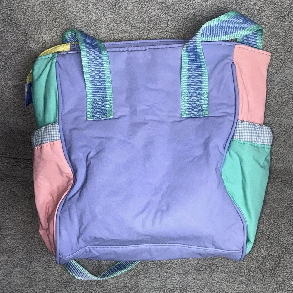 Vtg McBaby Mcdonalds Diaper Bag Teddy‎ Bear Blue Pink Pastel